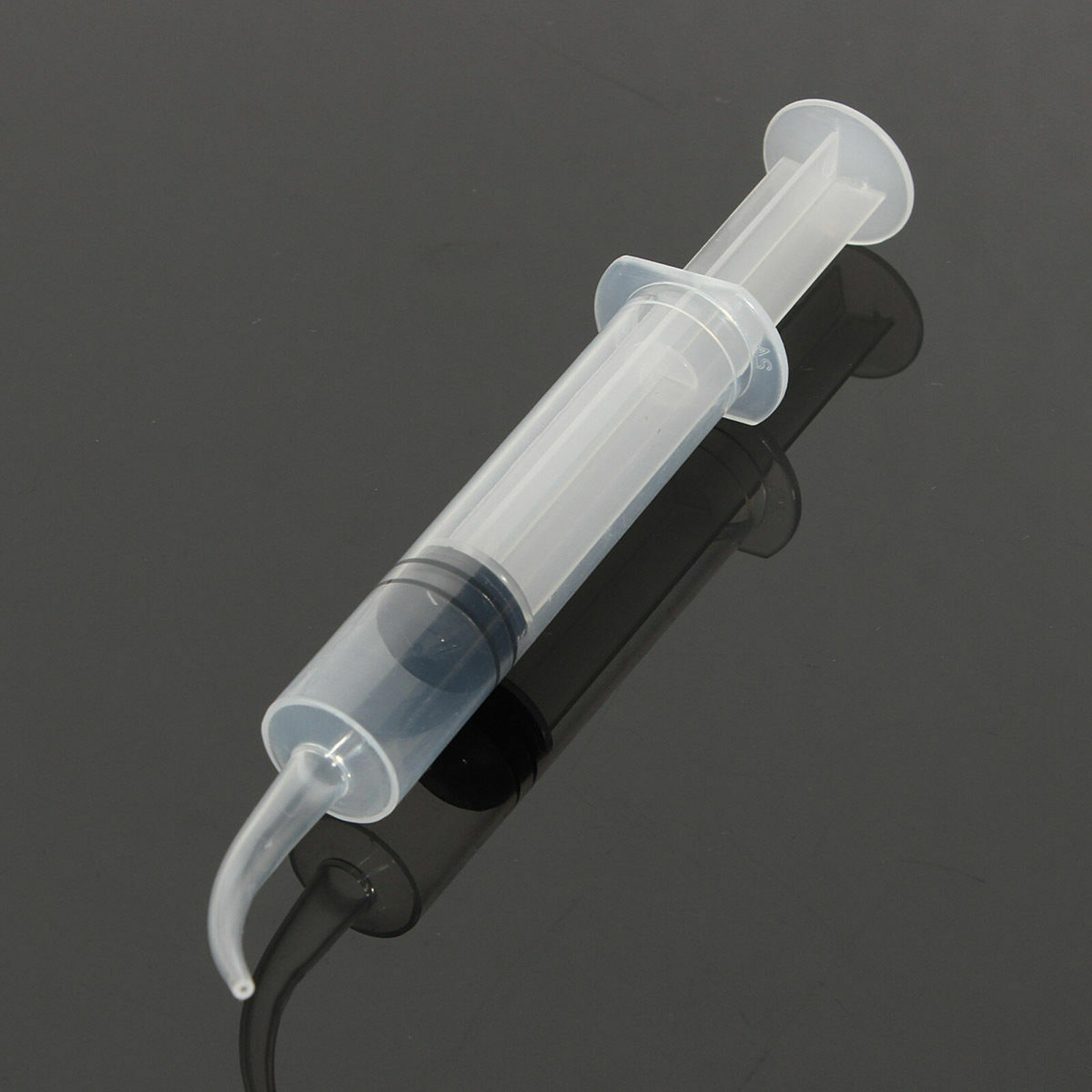 10 pcs Dental Disposable Curved Tip Utility Irrigation Syringes 12ml