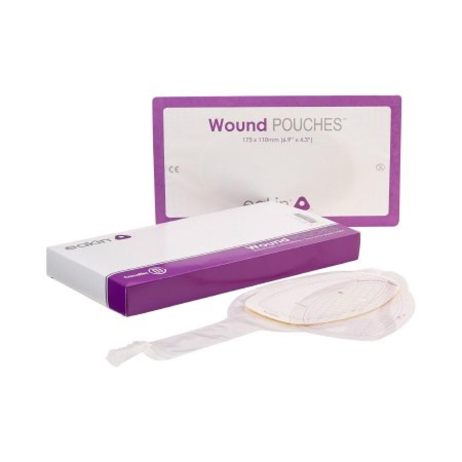 ConvaTec Eakin Fistula Skin Barrier 4.3 x 6.9 In. Transparent Non-Sterile 10 Ct