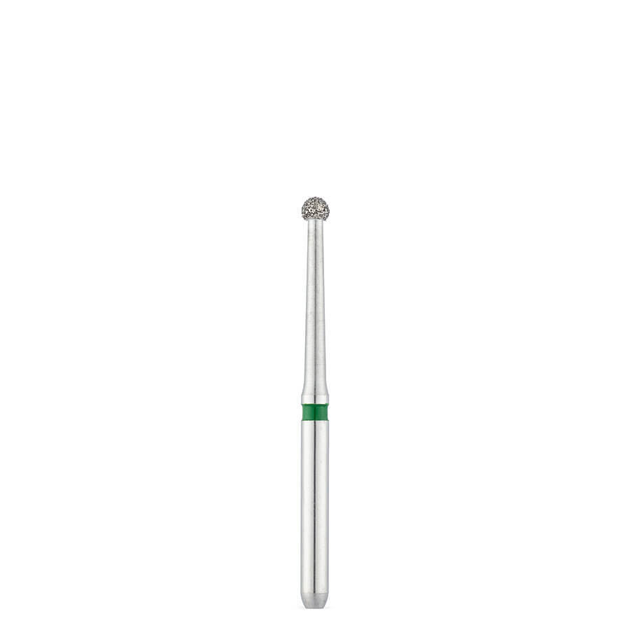 Brasseler Premium Diamonds 801L FG Long Round Diamond Burs (5/Pack)