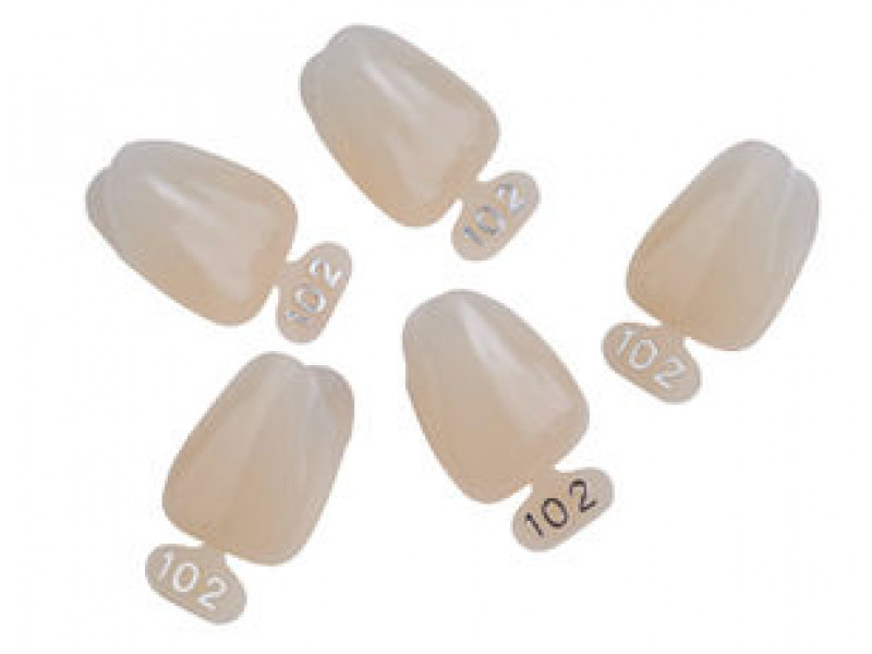 MARK3 #102 Polycarbonate Crown Form, 5/Bx. Upper Left Central. Universal shade