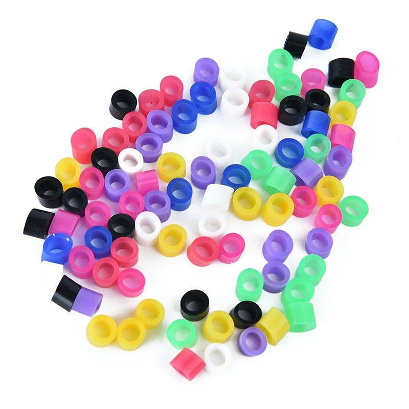 100Pcs/Box Autoclavable Dental Orthodontic Silicone Color Code Rings Small/Large