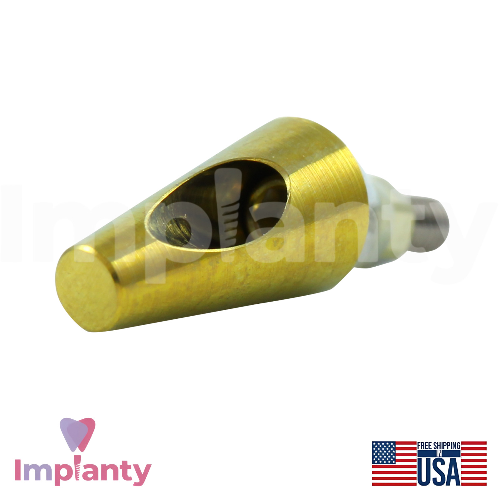 10x GDT Angulated Dental Prosthetic 25° Conical Hex 2.25mm Narrow Platform NP