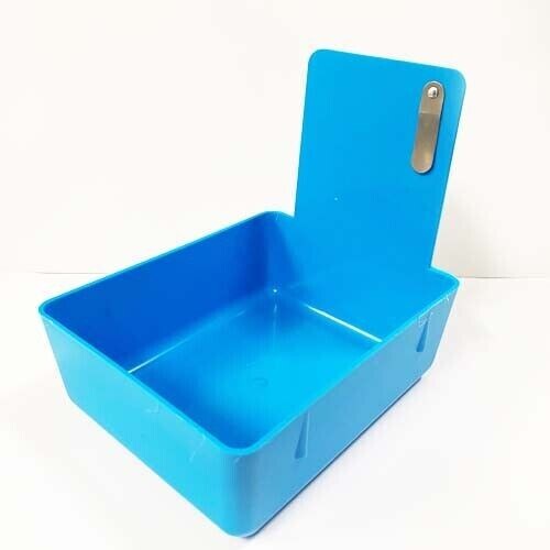 Sky Blue Dental Lab Pan w/ Stainless Steel Clip 20pk 7″ x 5¾” x 2½” Made in USA