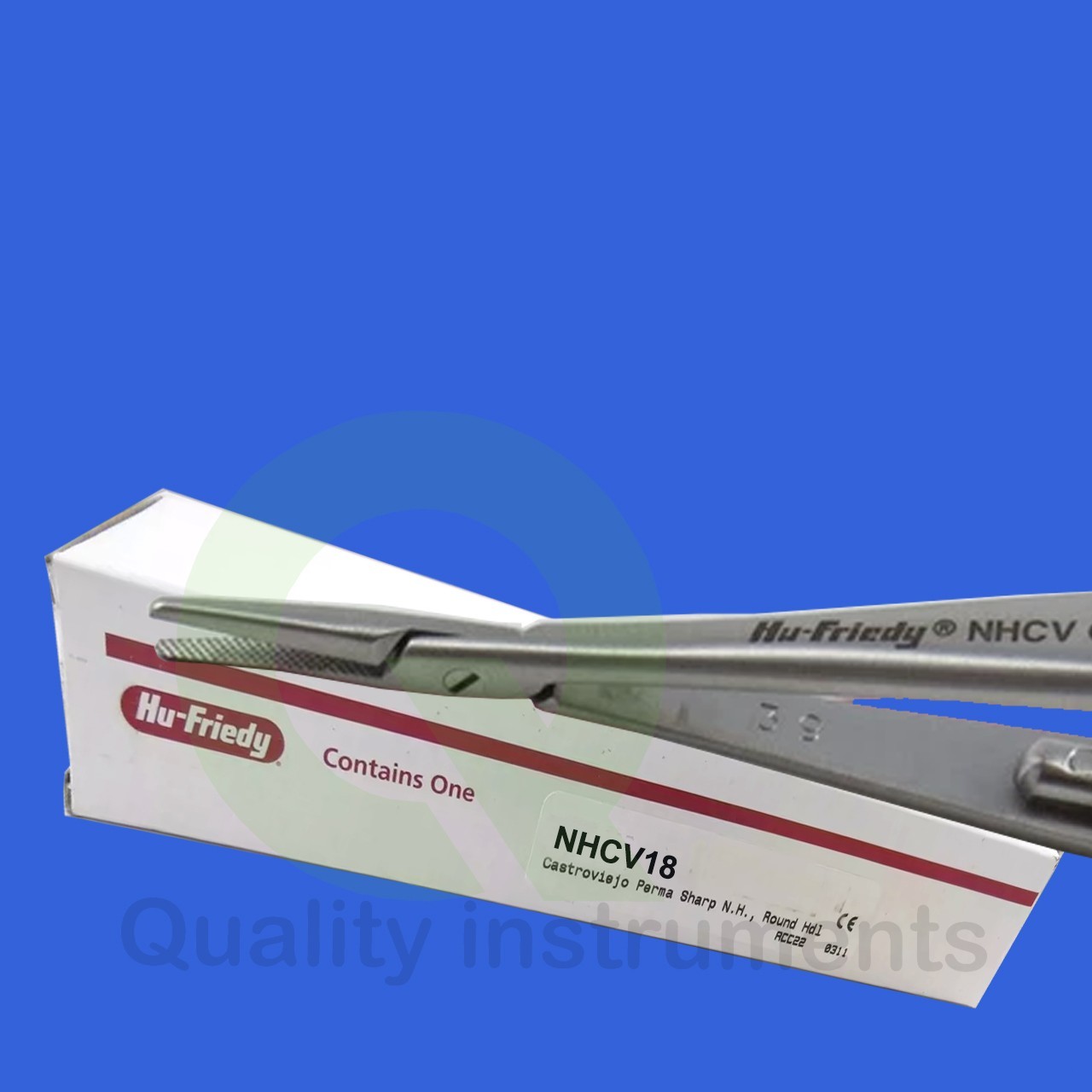 Castroviejo Needle Holder 18 Cm Microsurgical Dental NHCV18 HU FRIEDY