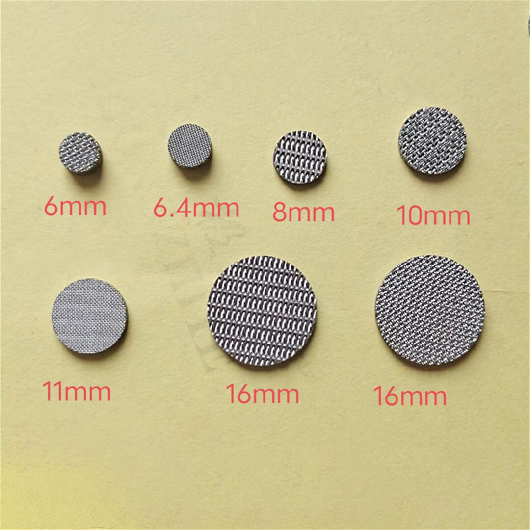 304 Stainless Steel Sintered Wire Mesh Filter Strainer Round Shape Filter Disc