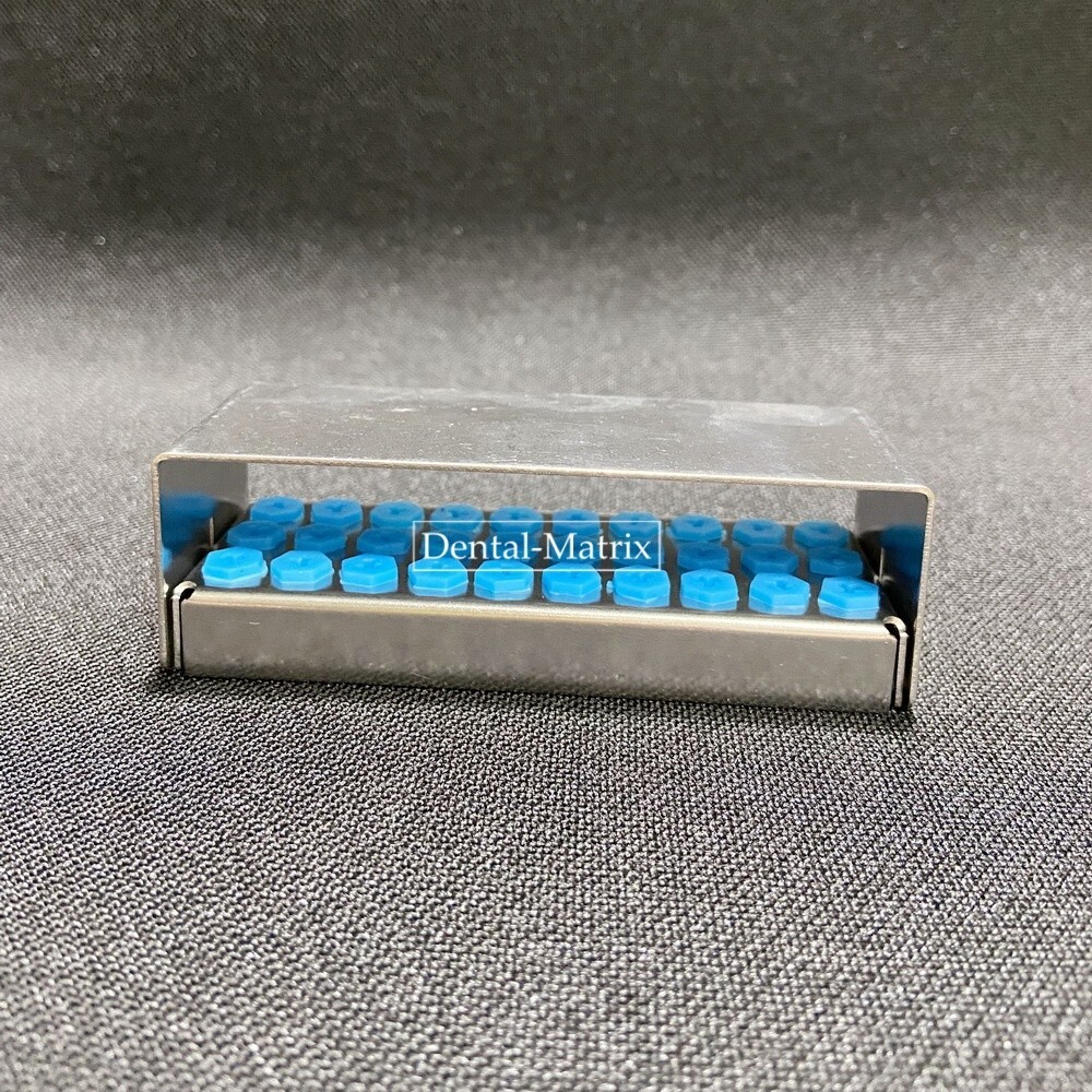 Dental Implant Drills Organizer Holder Sterilization Case Bur Block 8/12/30 Hole