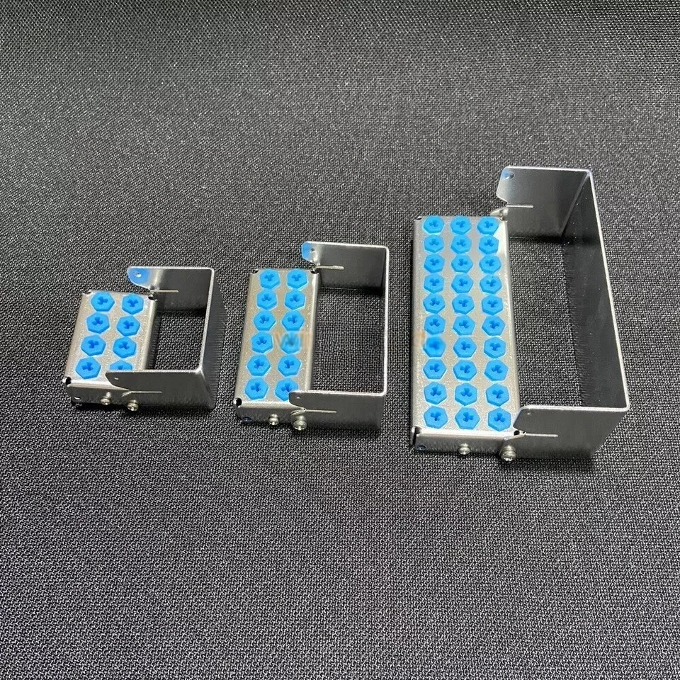 Dental Bur Holder Block Box Disinfection Case Box Organizer 8/12/30 Holes Stand