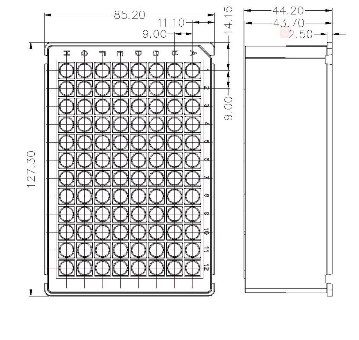 100-PACK 2.2ml 96-Well Deep Well Plate for KingFisher Flex