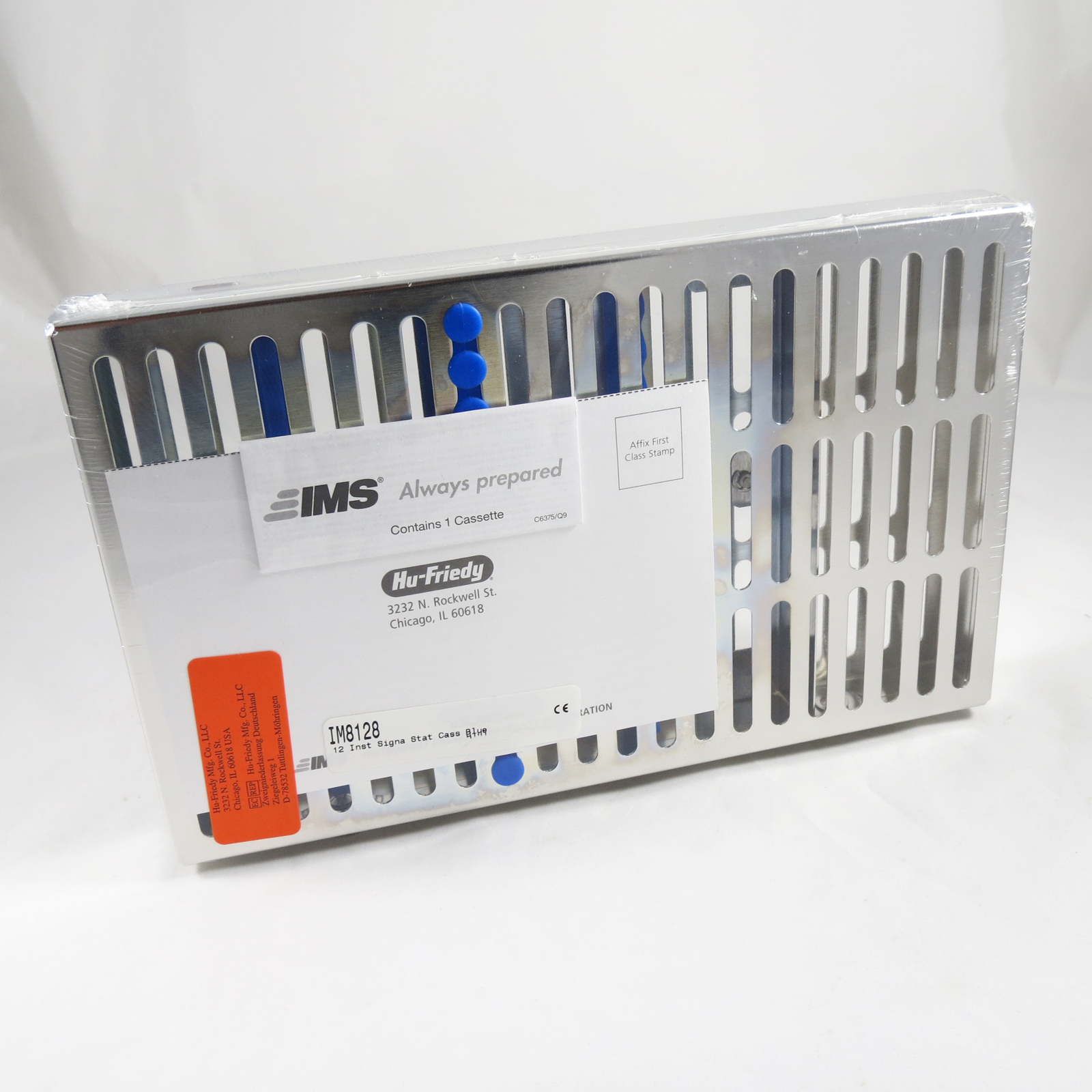 Dental Cassette 12 Instruments Signa Stat Blue IM8128 HU FRIEDY
