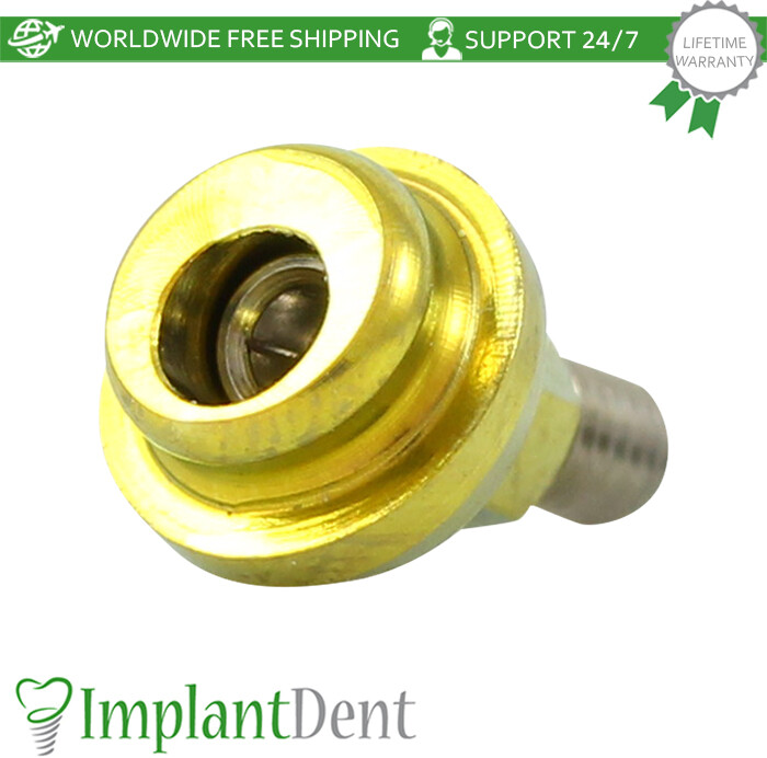 1x Dental Angulated 18° Loc In Attachment Standard Set Int Hex System 2.42mm