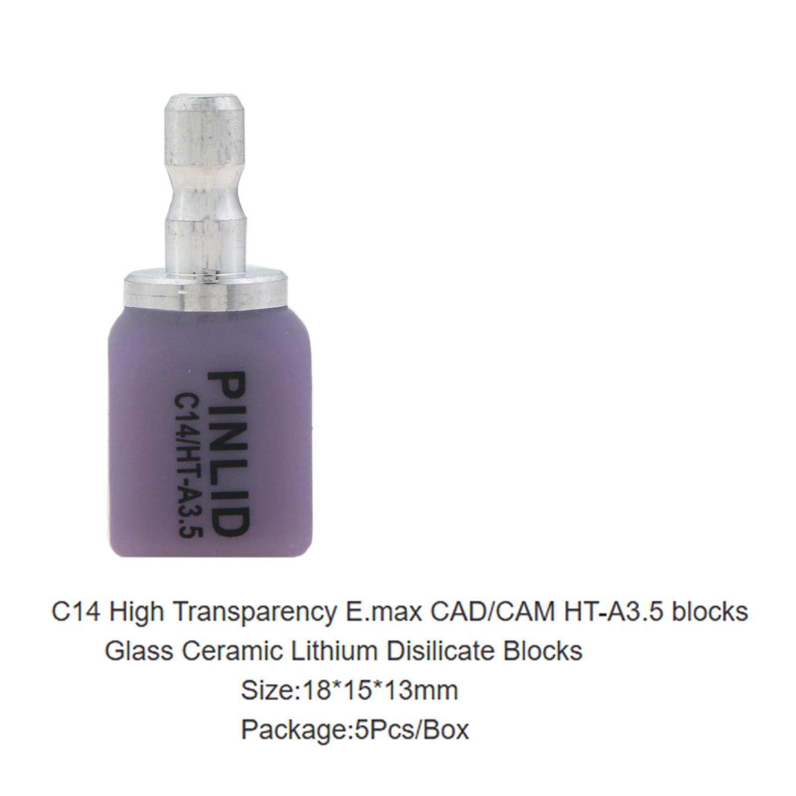 US Dental C14 Ceramic Block Lithium Disilicate E.max Cerec CAD CAM HT A3.5 Block