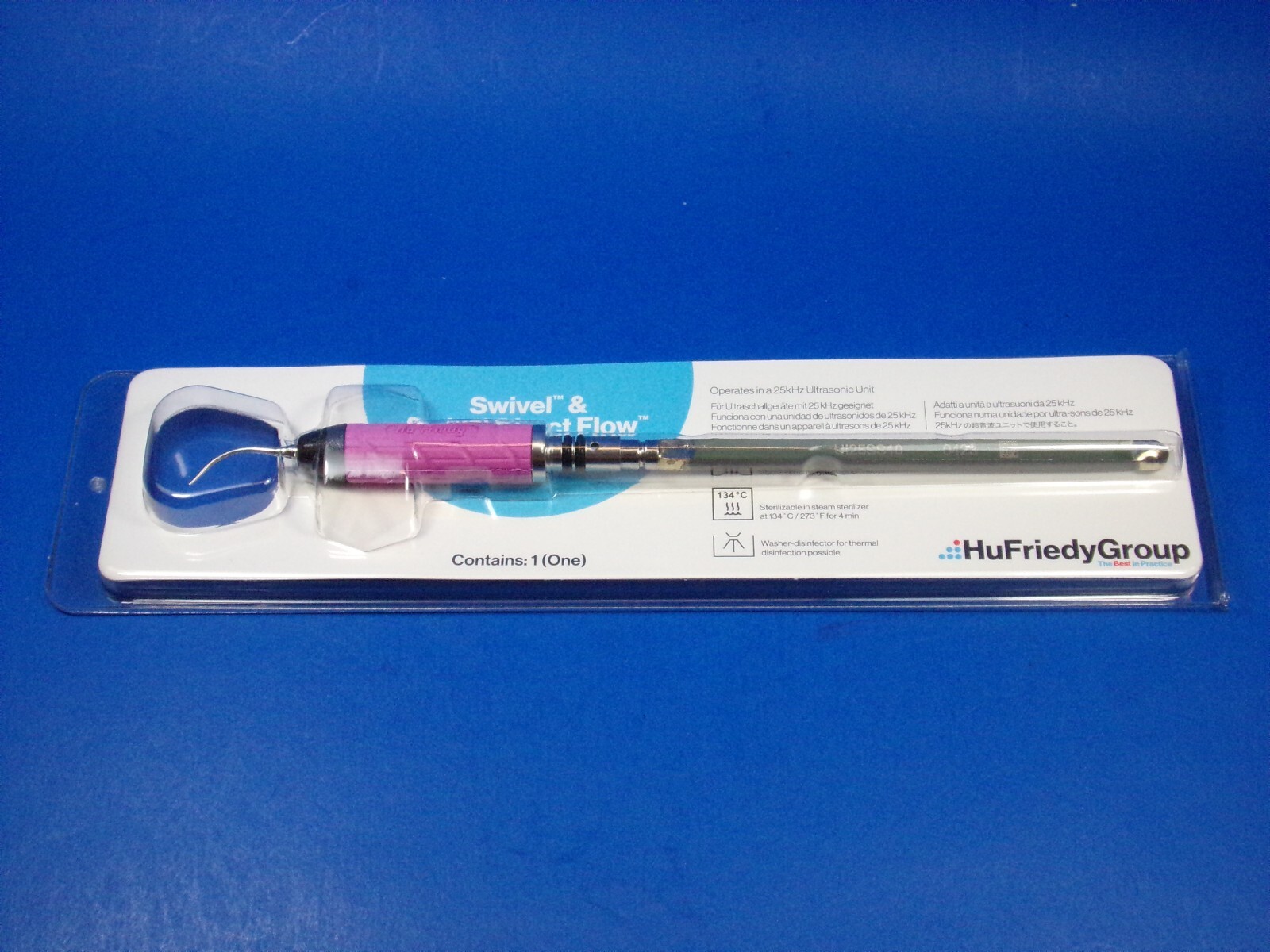 Dental #10 Universal Satin Swivel Ultrasonic Insert UI25SS10 HU FRIEDY