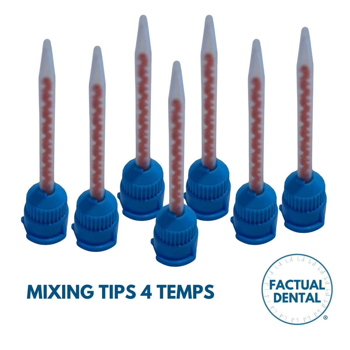 Mixing Tips for Temporary Crown Material – Perfect 10:1 Ratio Mix – 50 Pcs