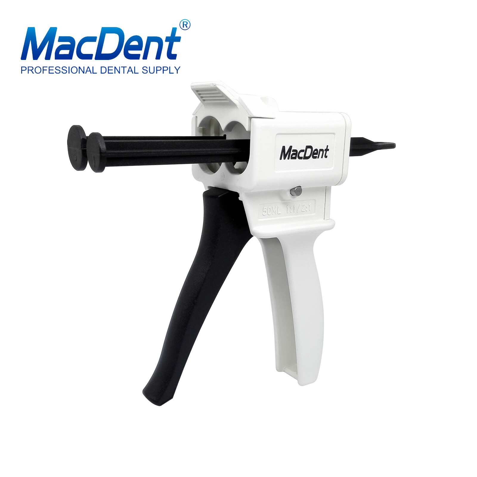 Dental Impression Materials Mixing Dispensing Dispenser Gun 1:1 / 2:1 50ml