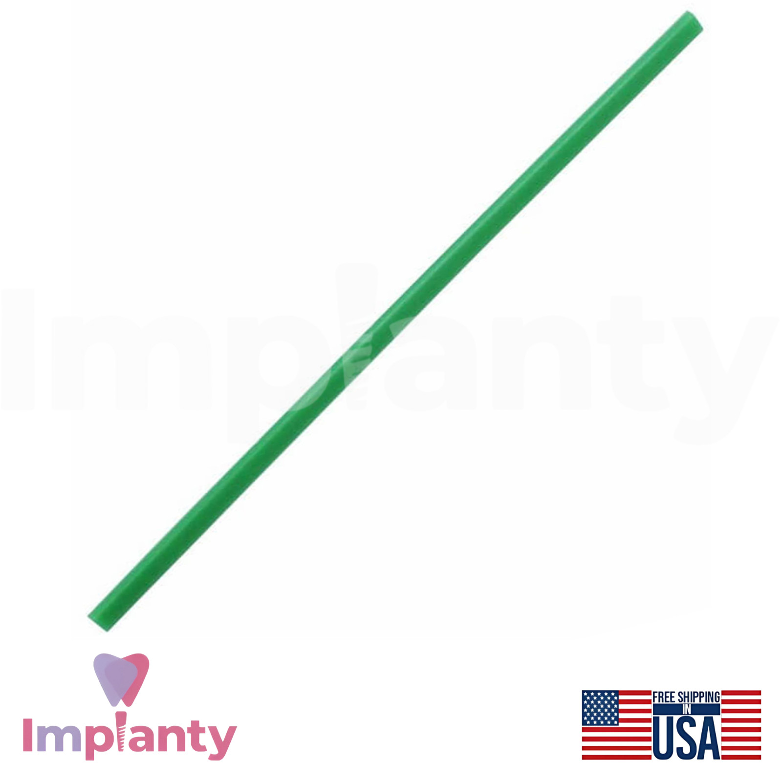 Wax Lingual Bars Green Sticks 4.0×2.0mm 65g Stable Casting Denture Profiles
