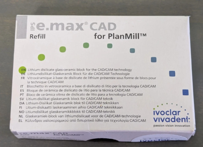 IPS e.max CAD HT C1 I12 Blocks for PlanMill – 4 Blocks