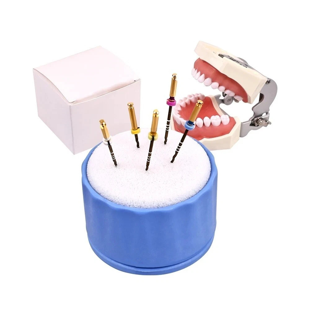 20Pcs Dental Endodontic Files Endo Clean Stand Disposable Cleaning Foam Sponges