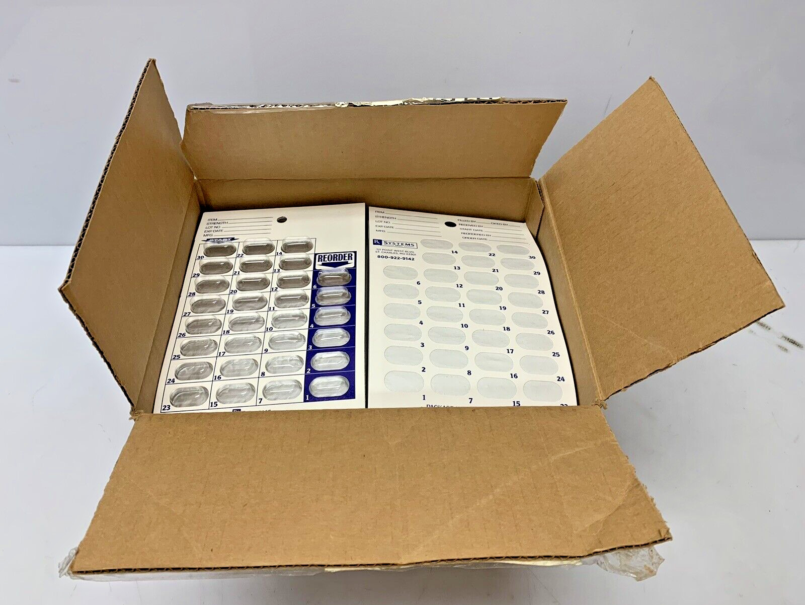 Box Of 250 Omnicell SUREMed 30-Days Coordinating Blisters #0300