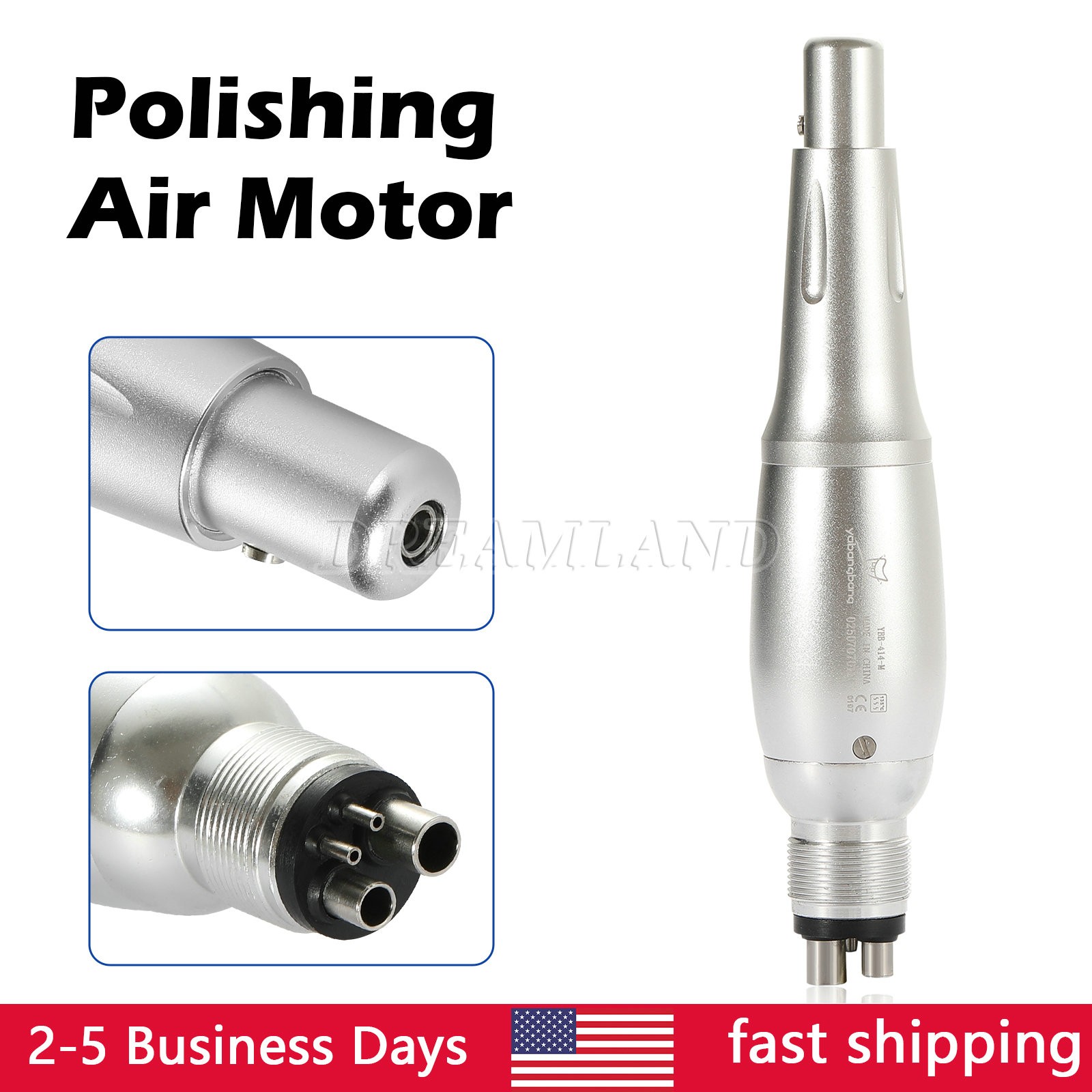 1-5 Dental Hygiene Prophy Handpiece Air Motor 4Holes 4:1 Nose Cone 360°Swivel