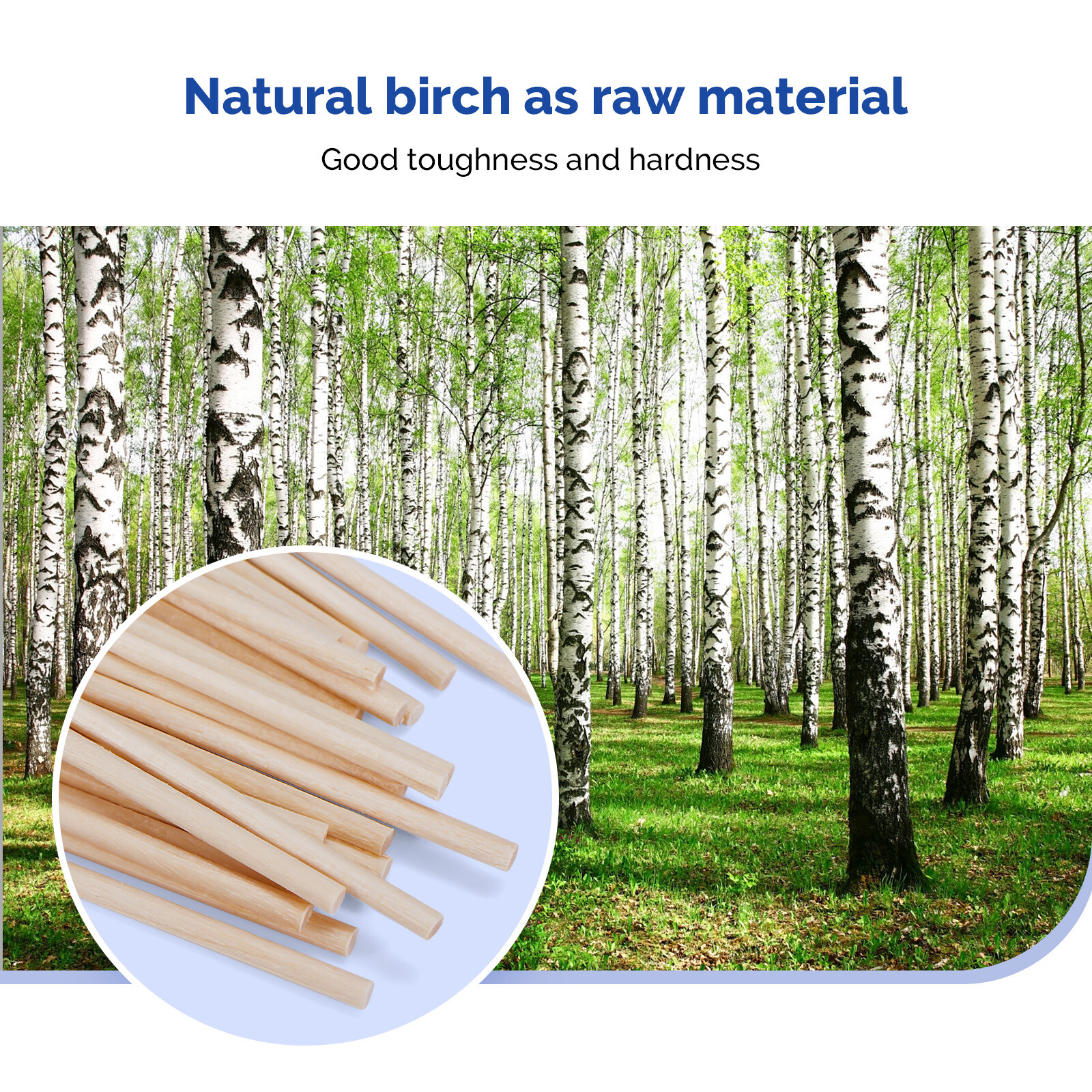 JMU Cotton Swabs 3″Cotton Tipped Q Tip Applicators Wooden Handle Medical