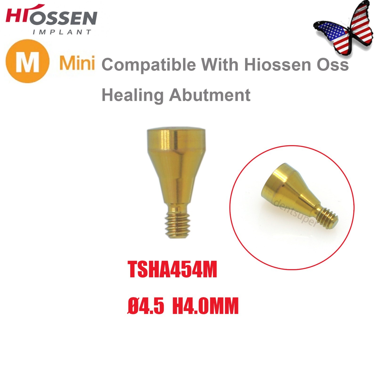 US OSS Dental Caps Healing Abutment Cap Mini Regular Platform Fits Oss Hiossen
