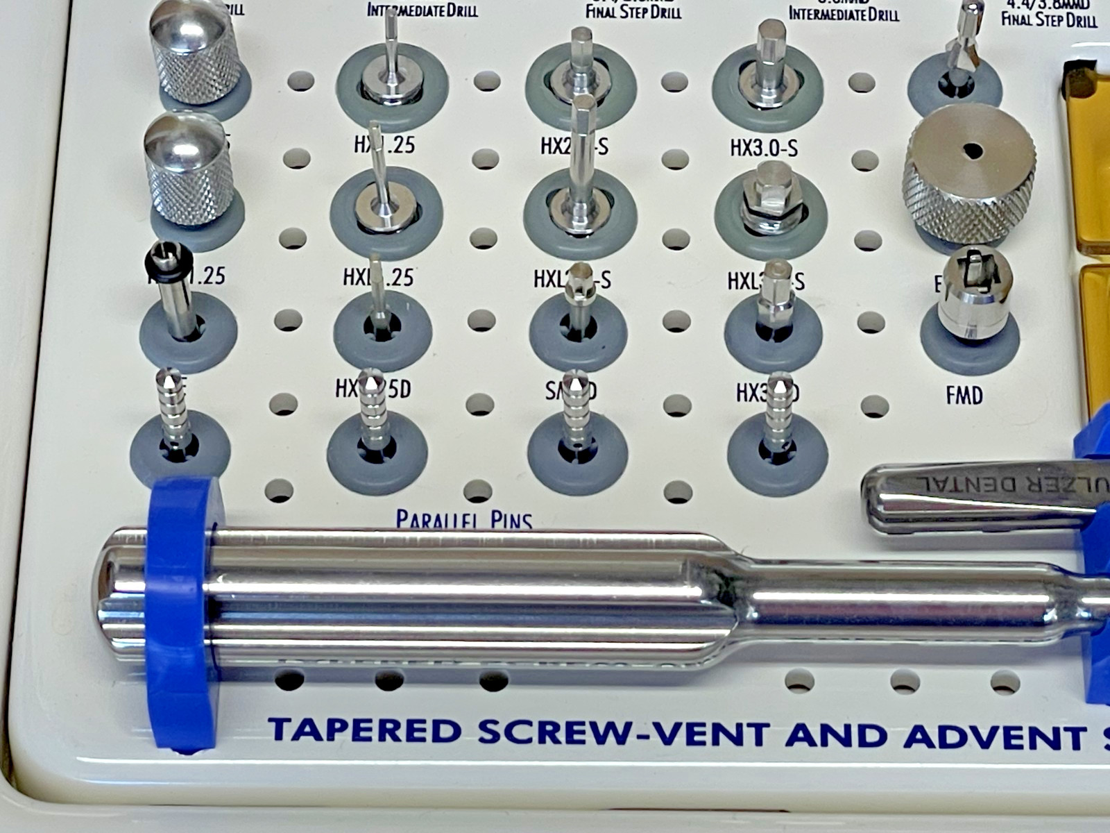 Sulzer Medica Tapered Screw-Vent and Advent Kit, Excellent, Pictured Items Only