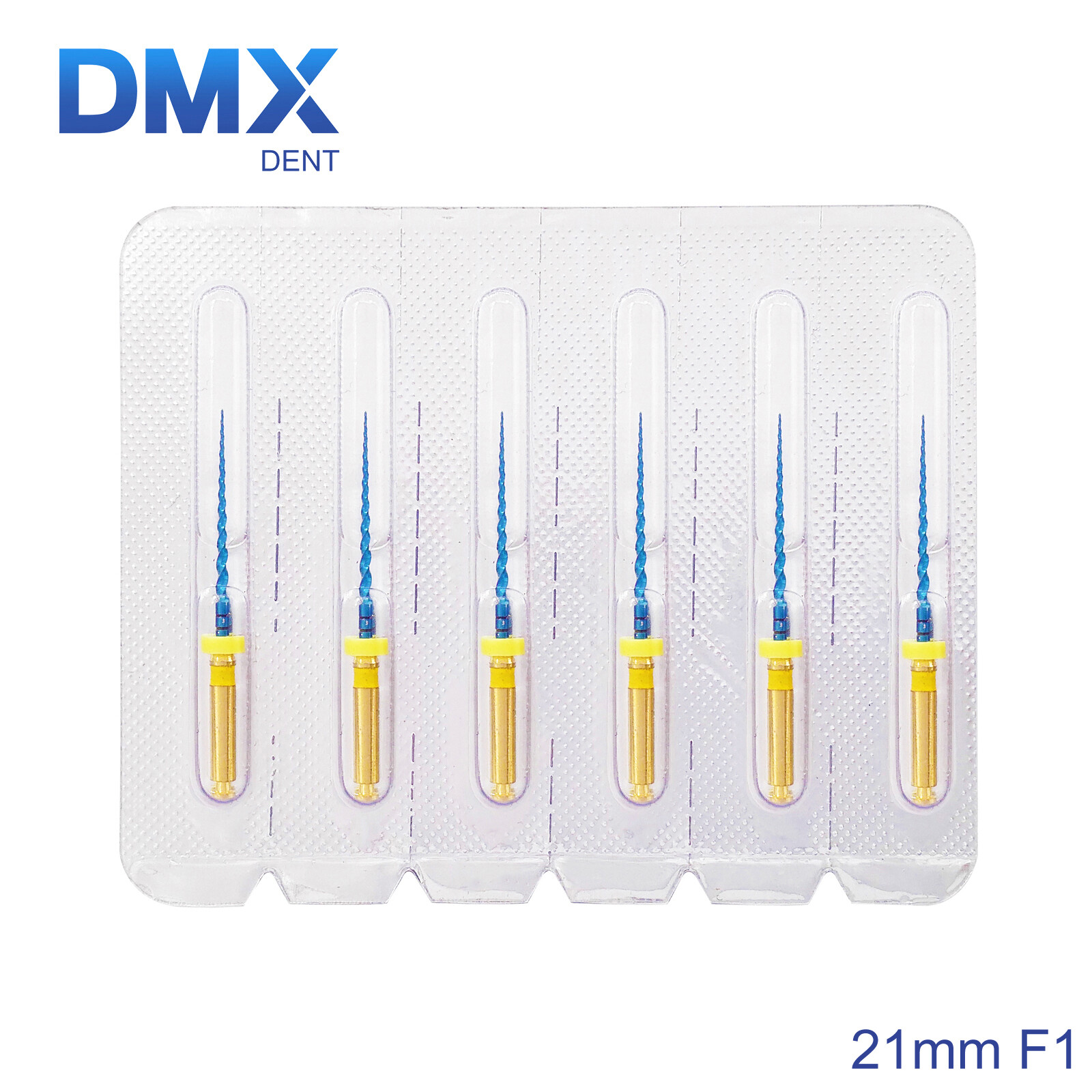 DMXDENT Dental Endo PT-Blue Root Canal Endodontic Niti Rotary Files 21/25/31MM