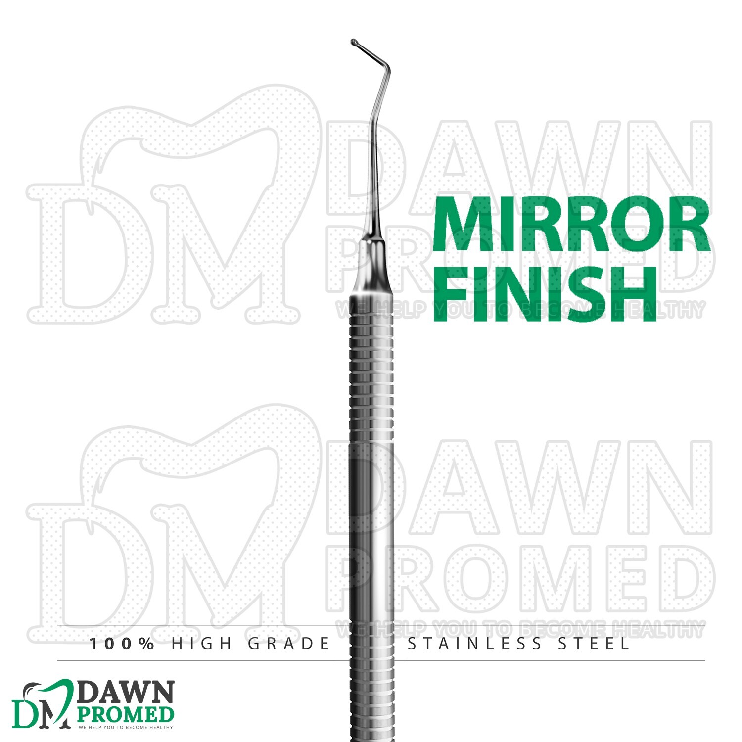 3 Pcs Dental Ball Burnisher Double Ended 1mm-2mm Restorative Amalgam Filling Set