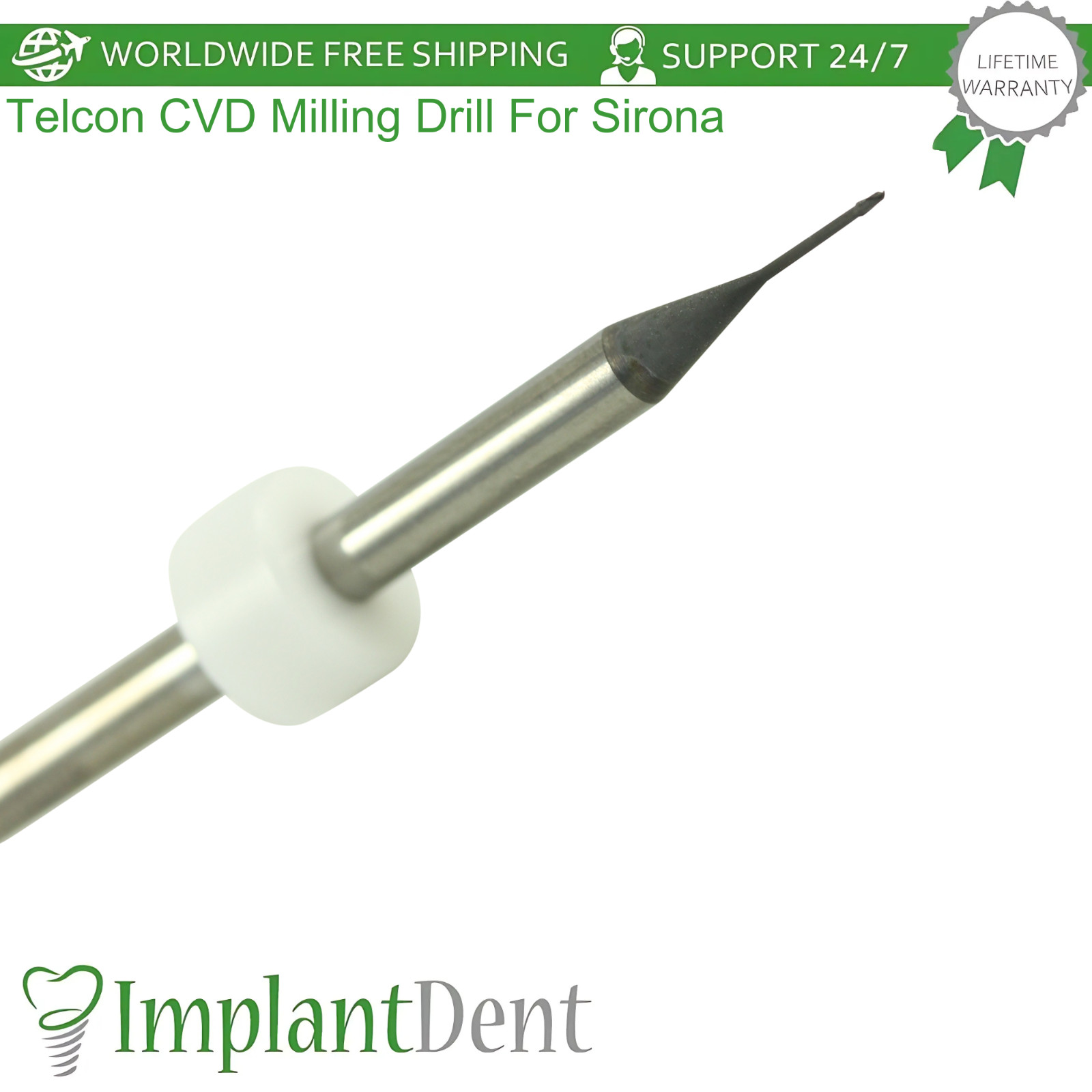Telcon Sirona CVD High-precision Zirconia & Ceramics Milling Dental Drills