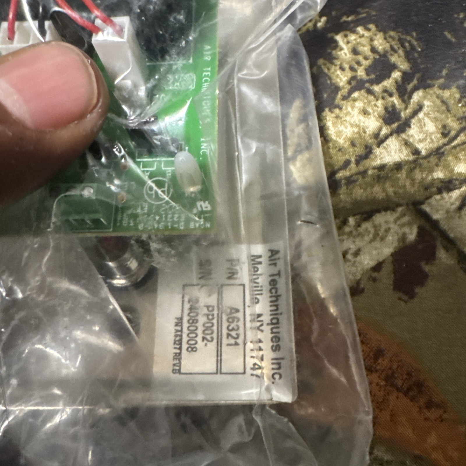 Air Techniques Remote Wall Control Button Panel PN A6321