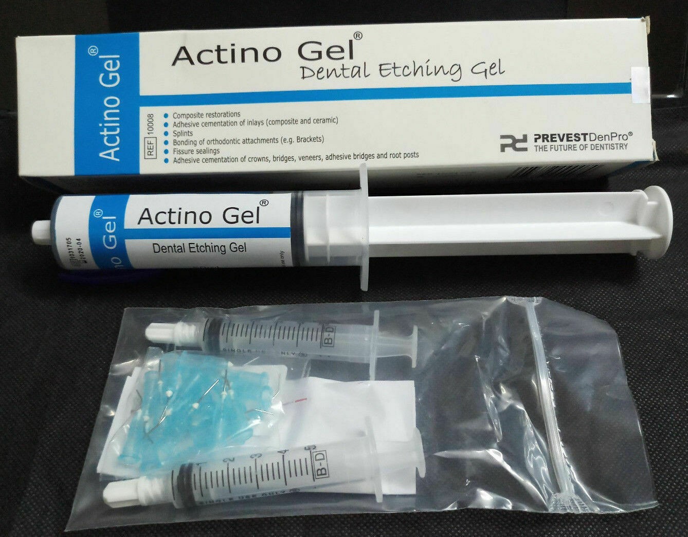Prevest DenPro Jumbo Blue Tinted Viscous Gel Actino Etching Gel 37 Phosforic