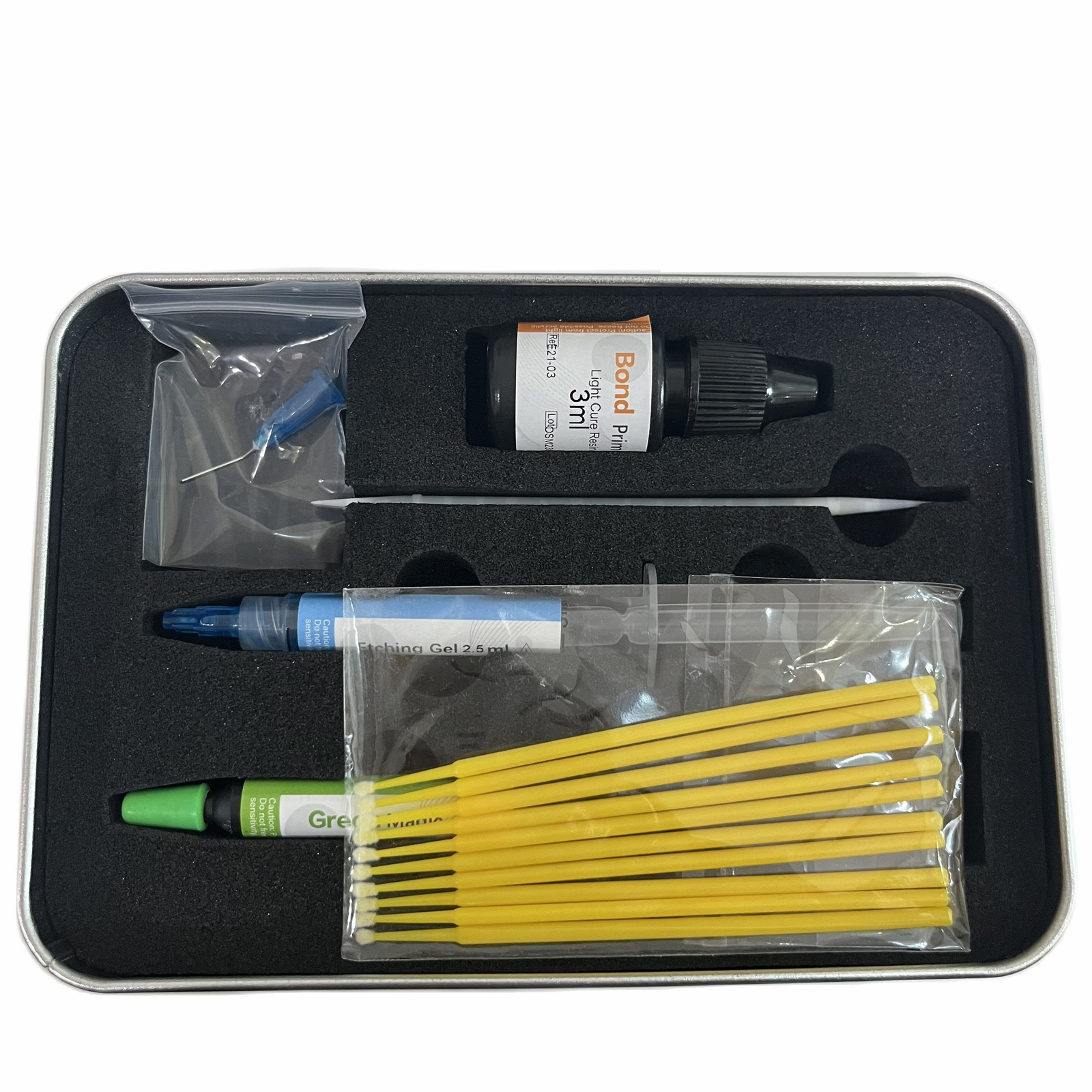 Dental Green Magic Adhesive Light Cure Paste Primer Etching Gel Large/Small Kit