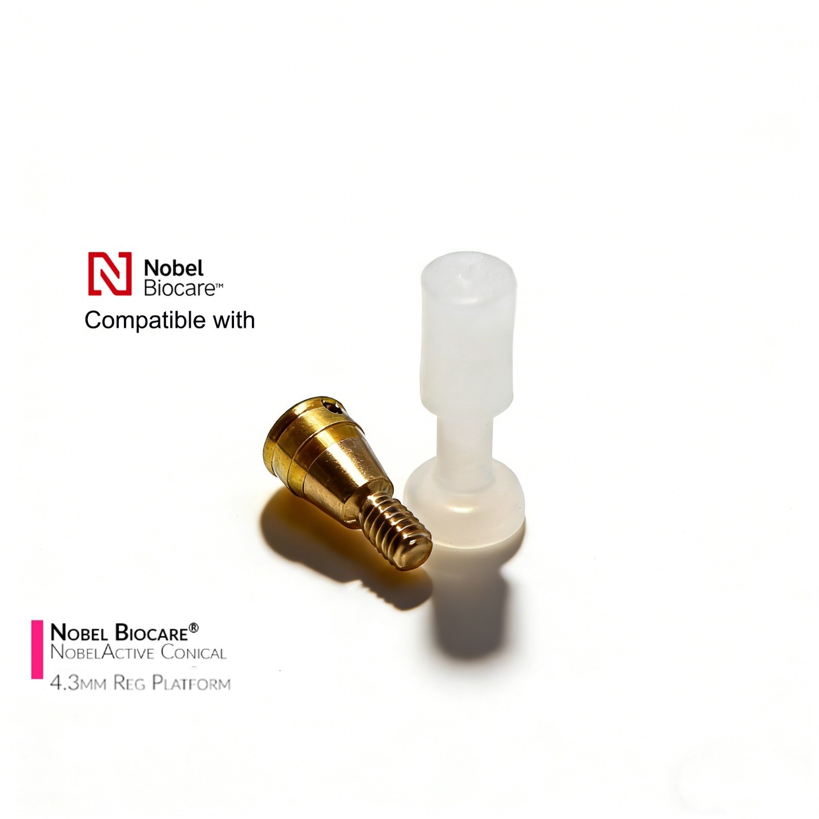 US Dental Locator abutment NP/RP Plarform fits Nobel Active Conical Connection