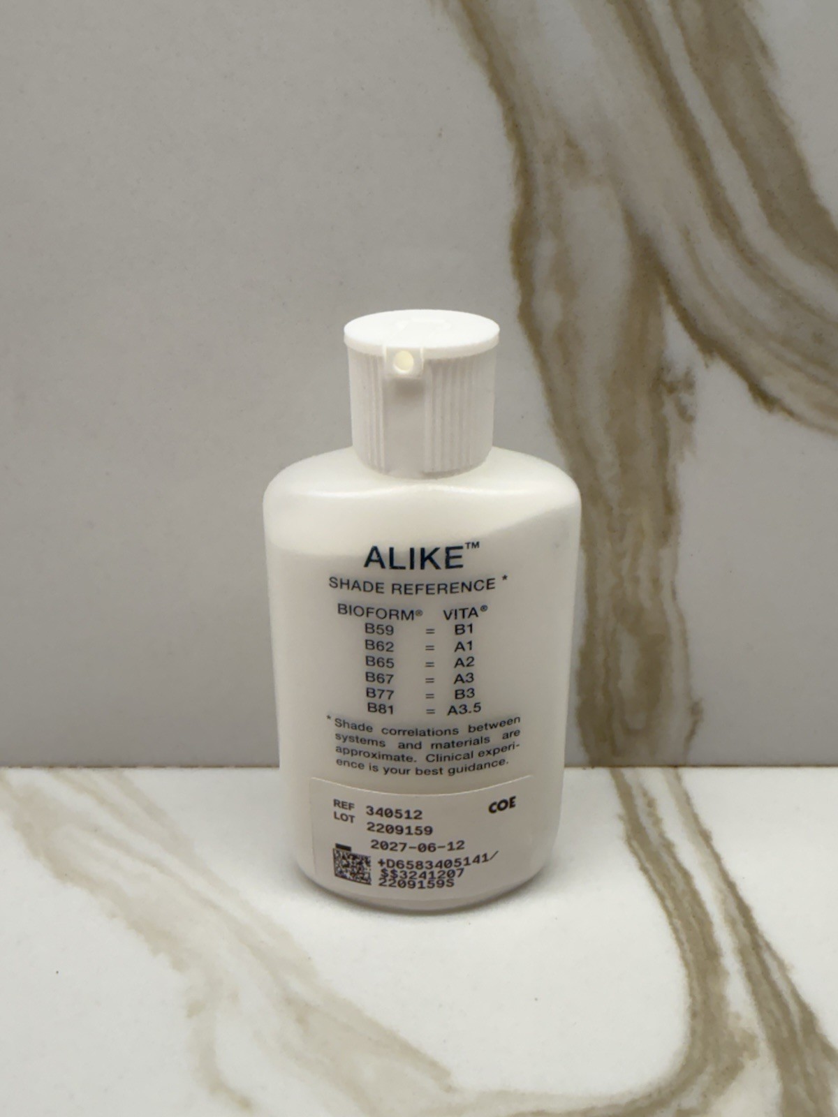 ALIKE TEMPORARY CROWN & BRIDGES POWDER, GC AMERICA # 62/A1 -1.5 OZ./45G.