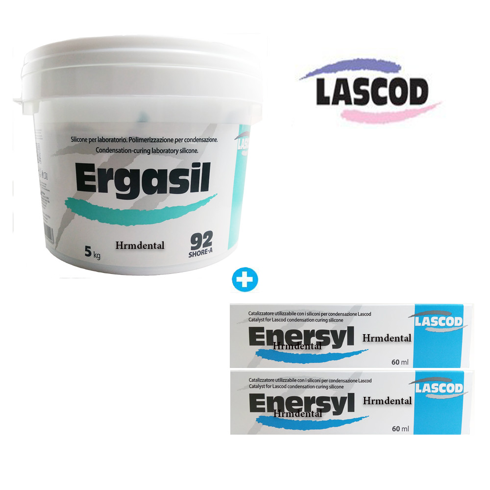 Ergasil Dental Lab Putty 5KG Container & 2 x 60ML Paste