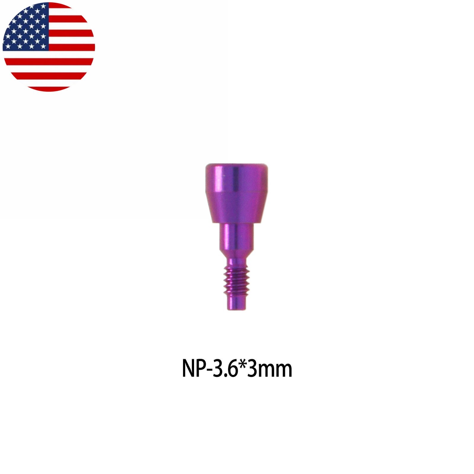 US Dental Healing Cap Abutment RP/NP Compatible Nobel Active ∅3.6 ∅5.0 ∅6.0