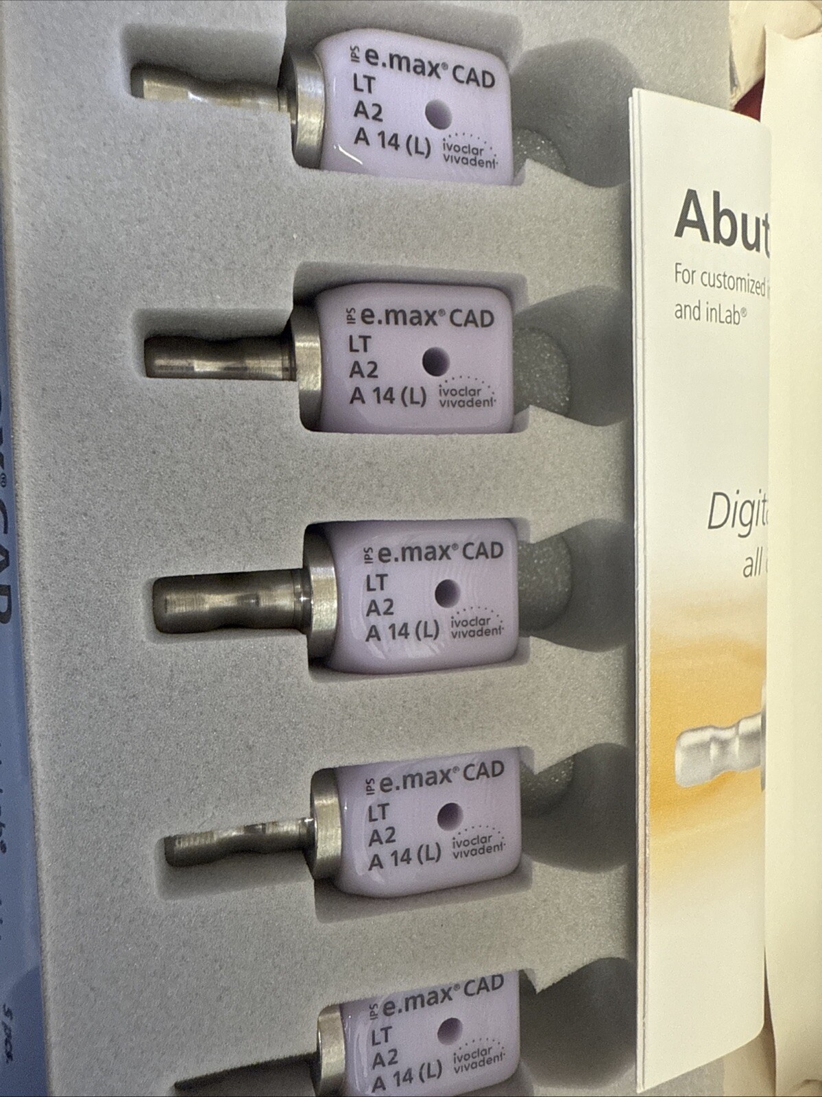 e.max CAD for CEREC LT A2 / A 14 (L)
