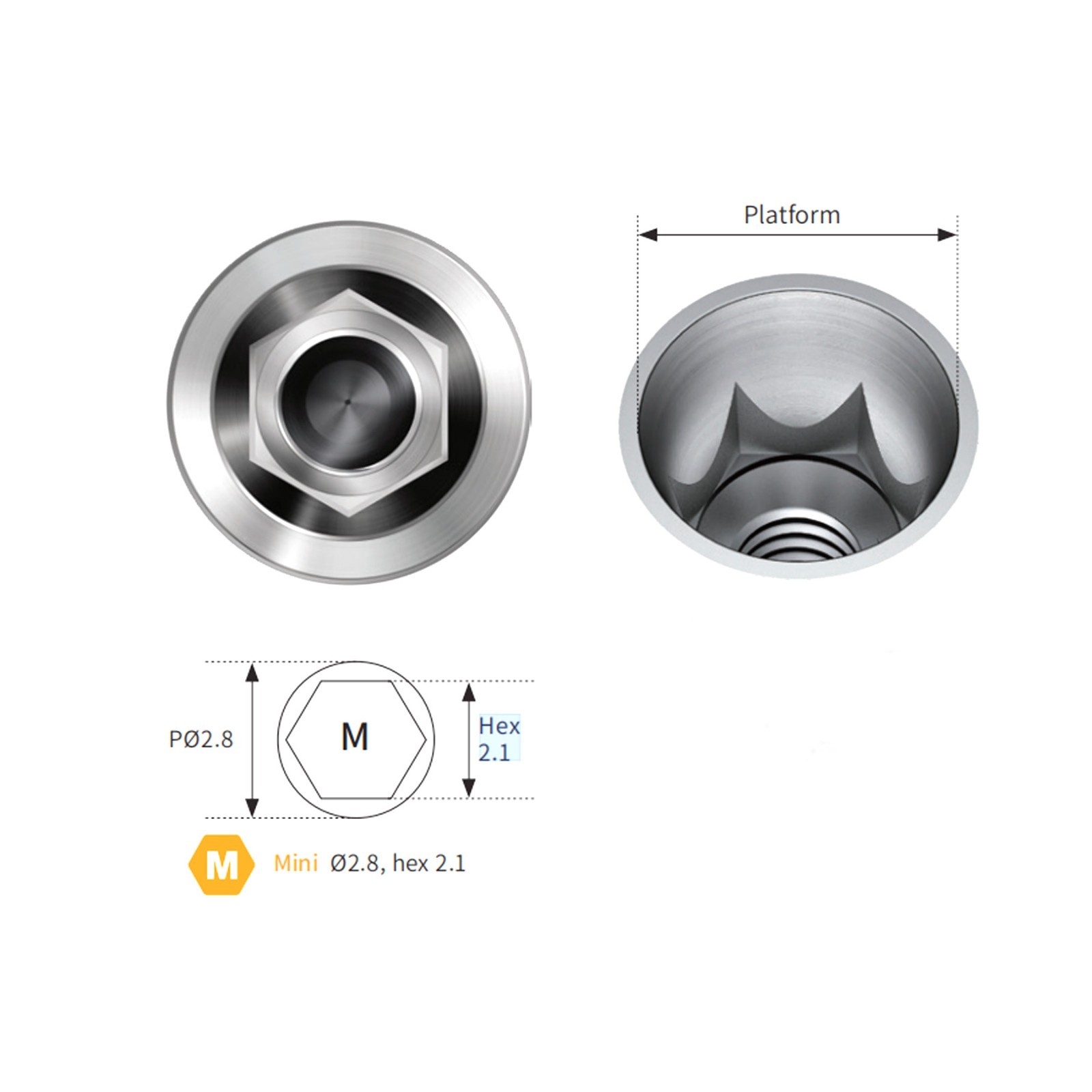 Titanium Pre-milled Straight Abutment 3.0mm GH Dental abutment fit Hiossen OSSTE