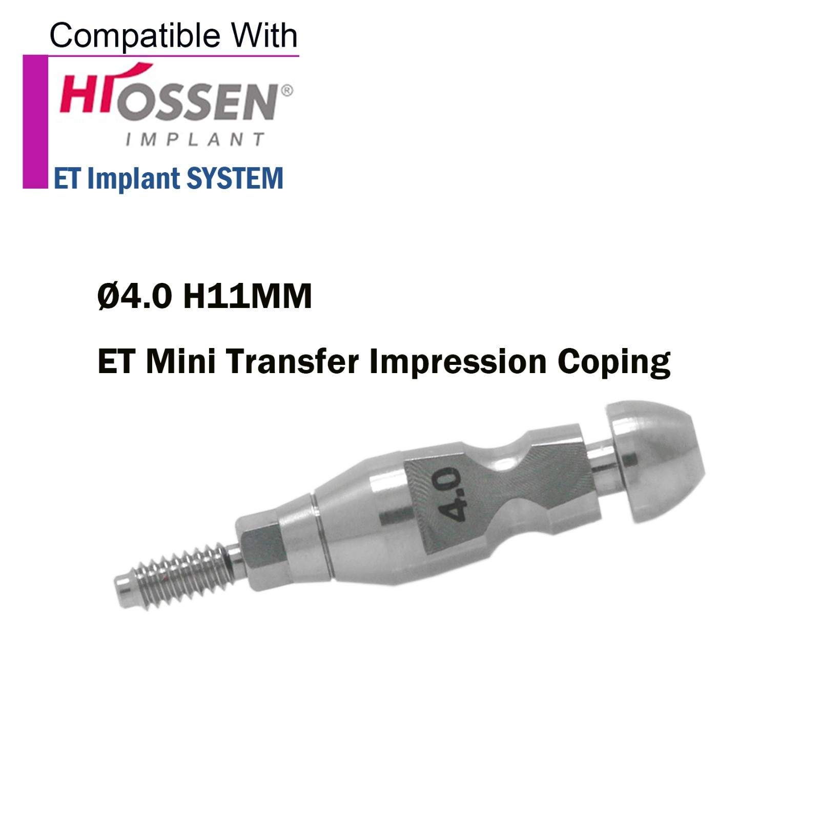 US Implant Impression Coping Closed Tray Transfer Compatible Osstem Hiossen M/R