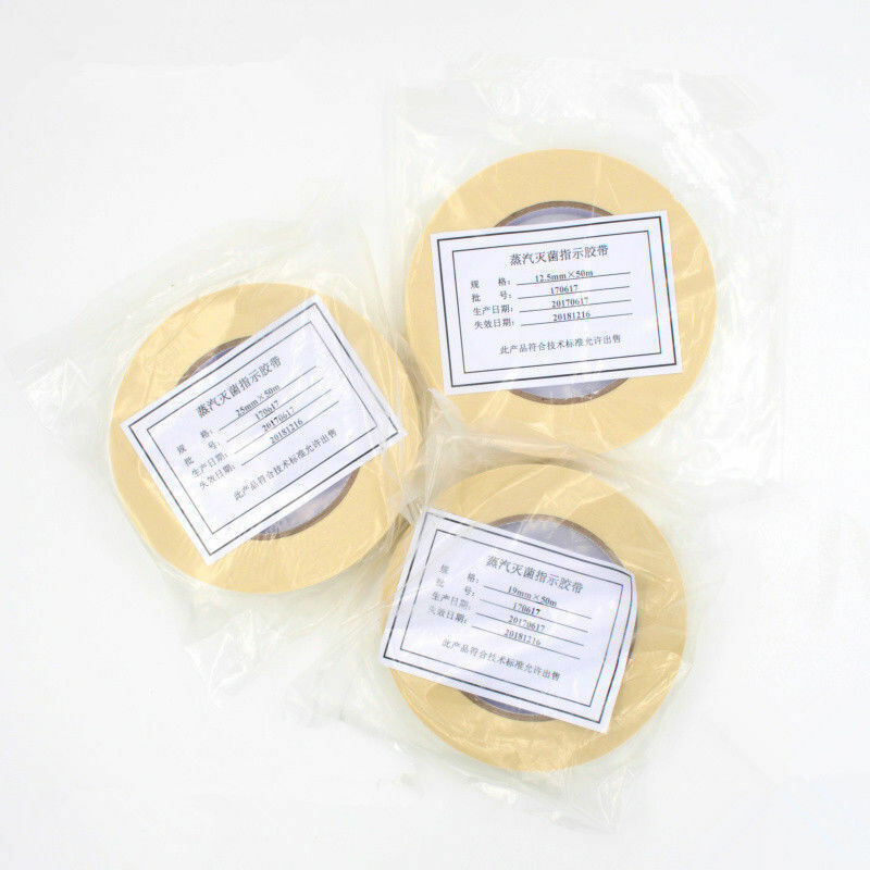 1 Roll 50m Dental Lab Tape Adhesive Defend Sterilization Instructions 19mm*50mm