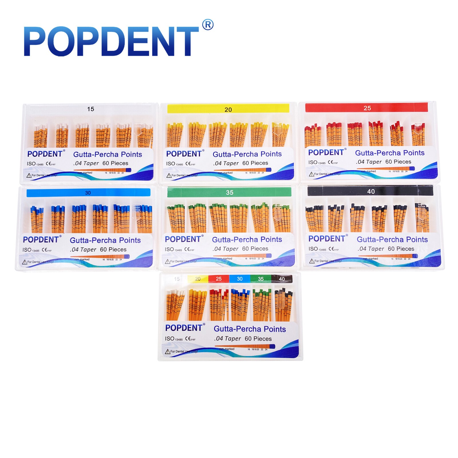 META Style Dental Endodontic Gutta Percha Points Root Canal Taper .02/.04 /.06