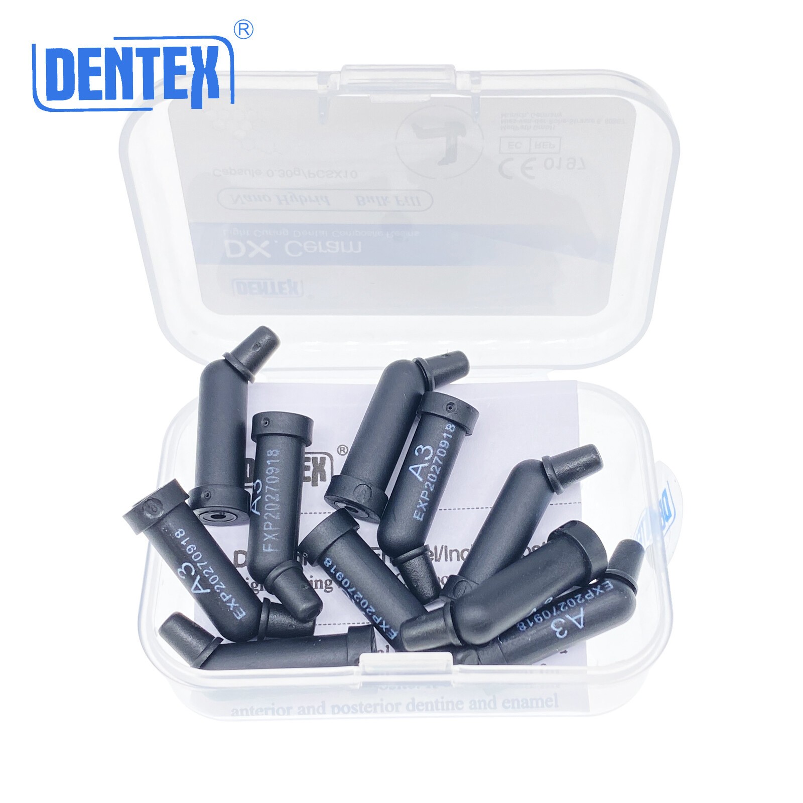 DENTEX Dental Composite Re Capsules Unidose A1 A2 A3 B1 Fit Filtek