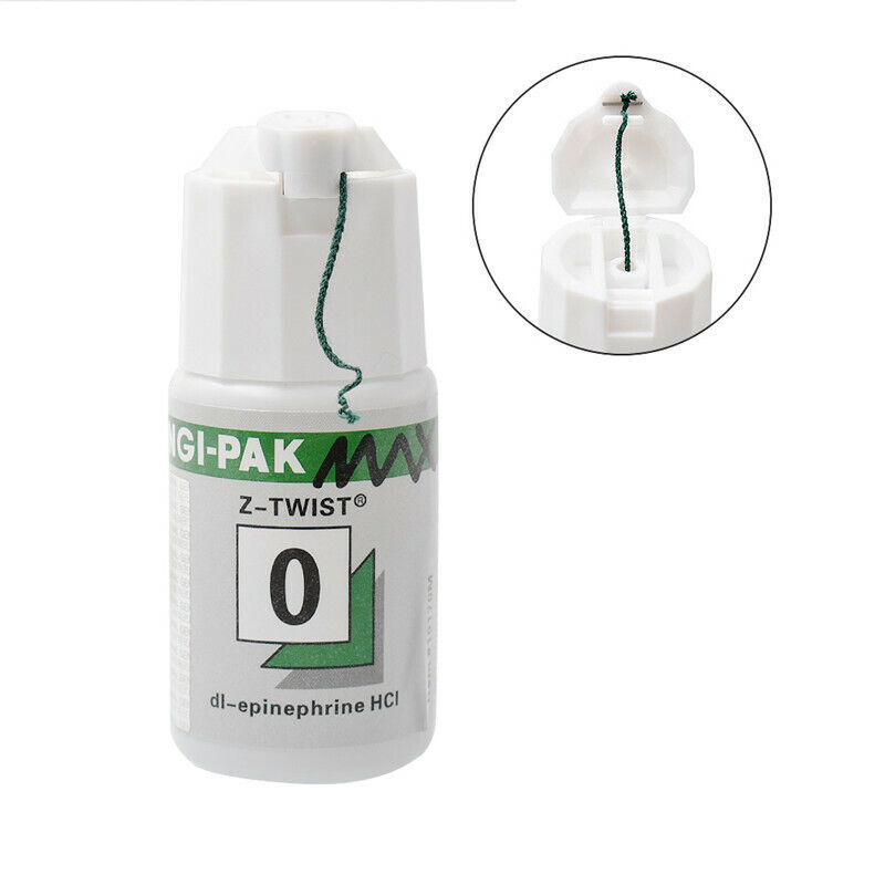G-THQST Z-Twist Max Dental Gingival Retraction Cord Packing 0,00,000,1, 2 ,3