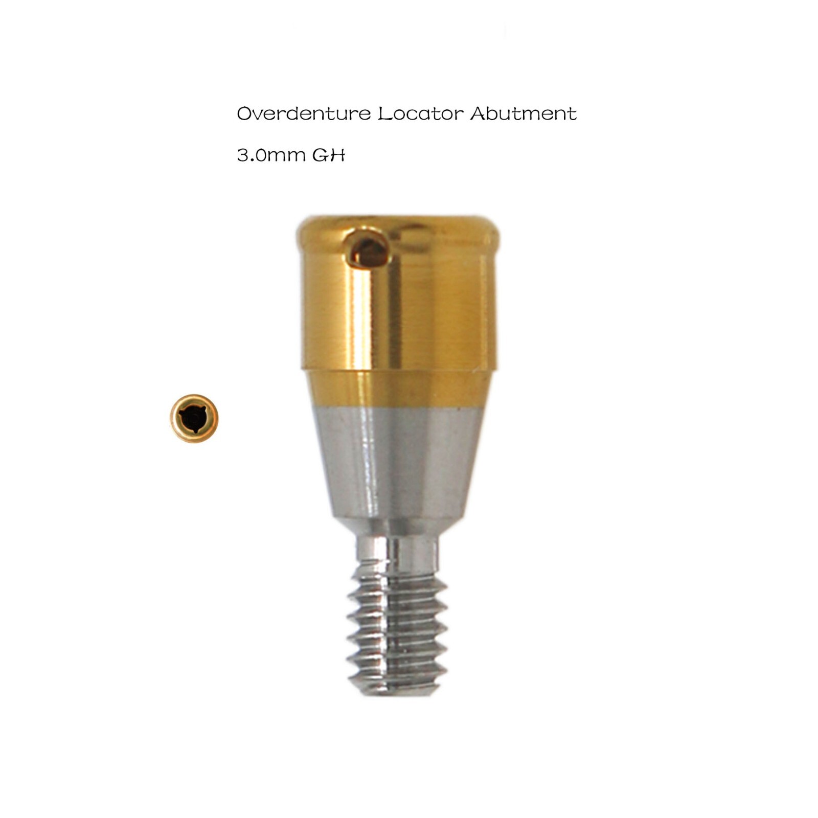 US Hiossen ET III SA Regular Implants Fits Locator Abutment & Male Cap Inserts