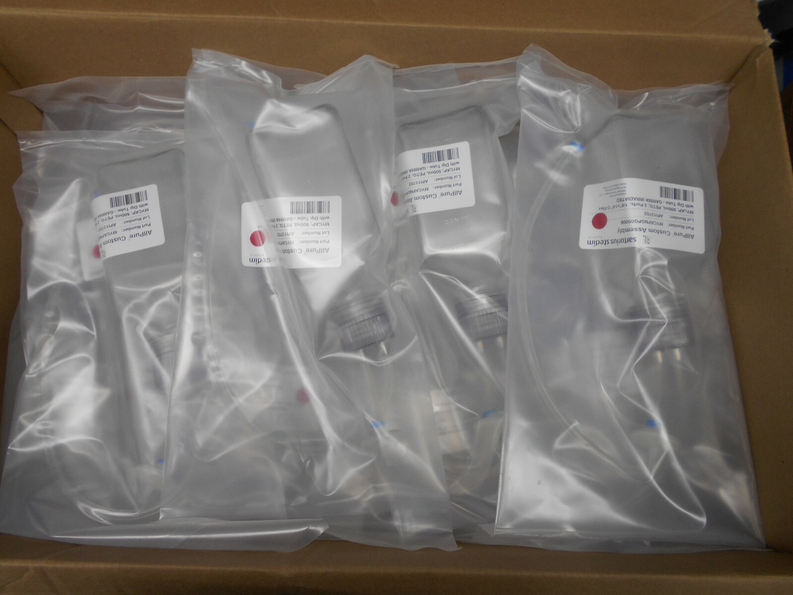 SARTORIUS MYCAPCPPG0500B 500ML 1/8″ x 1/4″ C-FLEX W/ DIP TUBE PETG BOTTLE