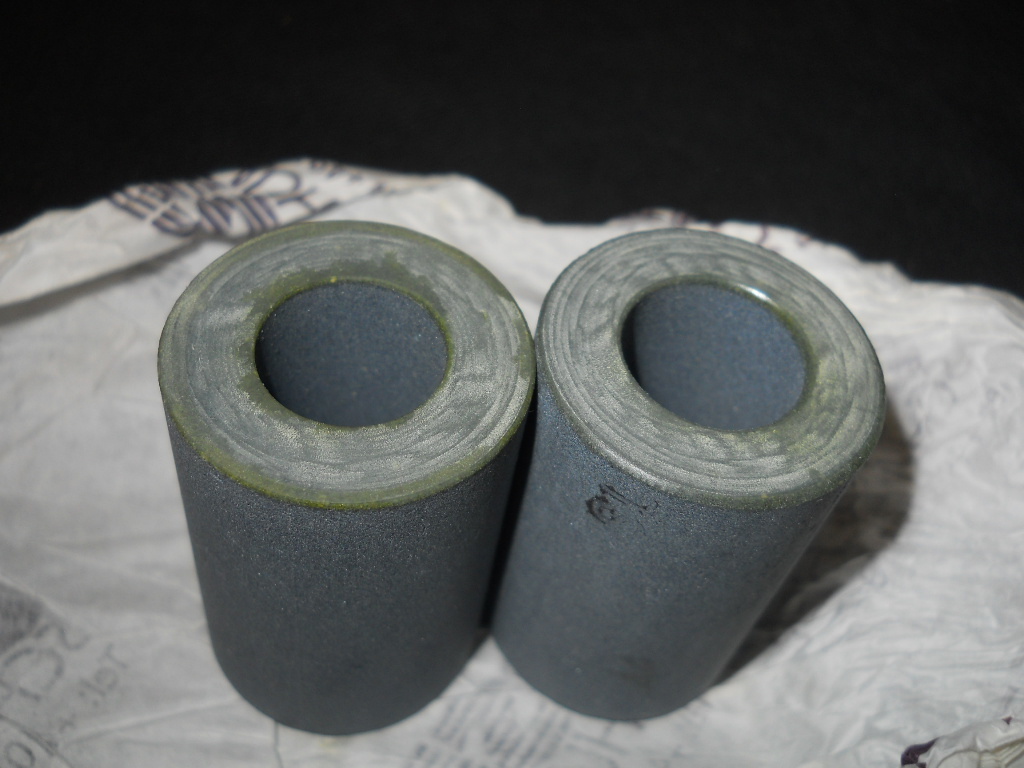 (2) Schumacher Schumalith #5 Filter Element 30mm OD x 16mm ID x 45mm H, 9450880