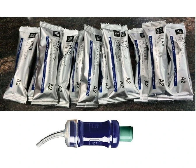 SDI Dental RIVA SELF CURE Bulk Fill Glass Hybrid Restorative 10 Capsule Pack