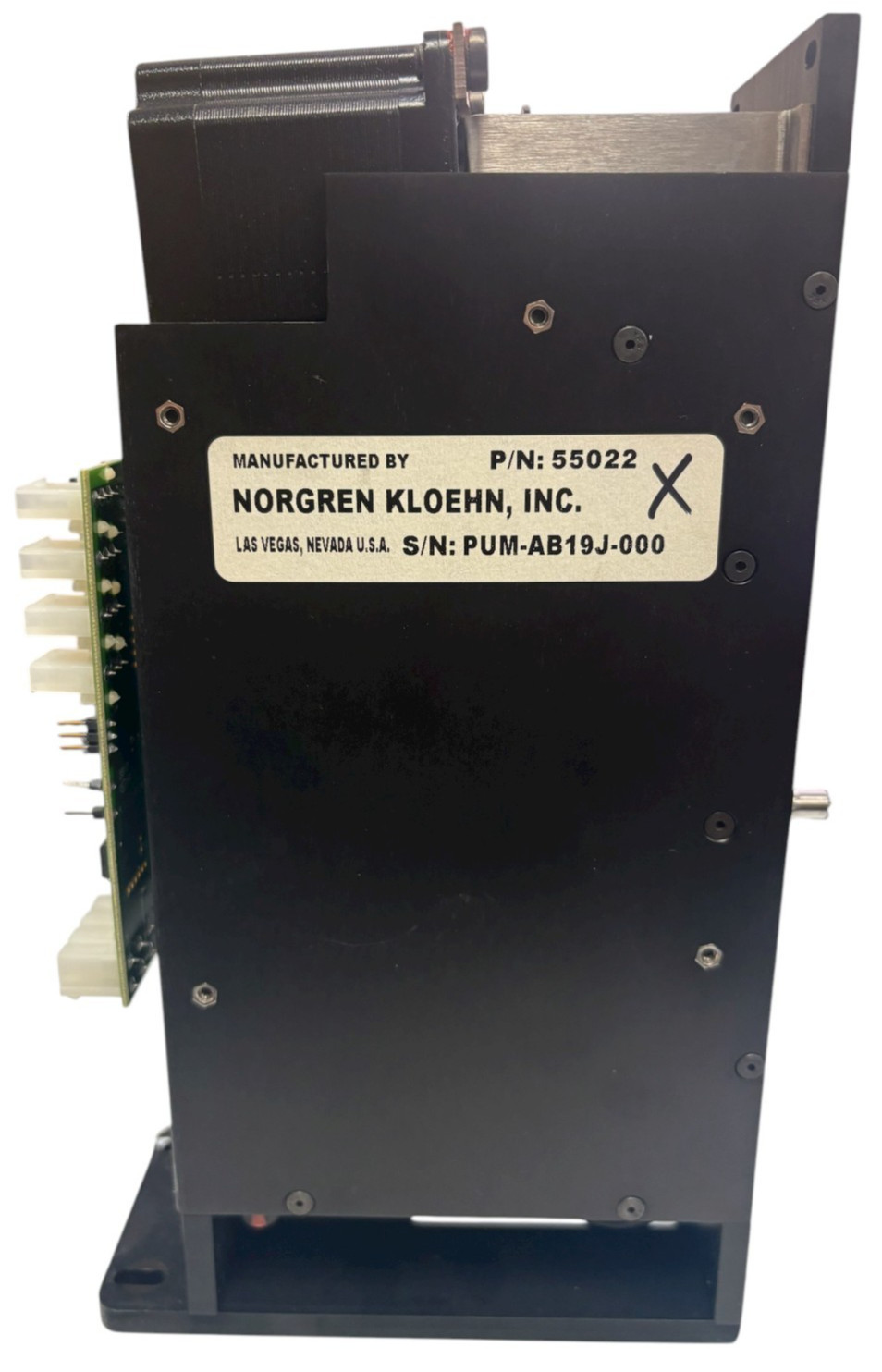 AGILENT REPLACEMENT PUMP DRIVE ON MNT BASE A1300-080 NORGREN 55022