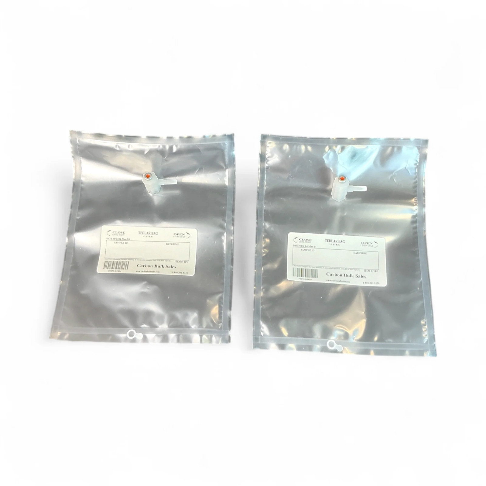 Carbon Bulk Sales 1 Liter Tedlar Sample Bags TF-1 (Best Offer!)