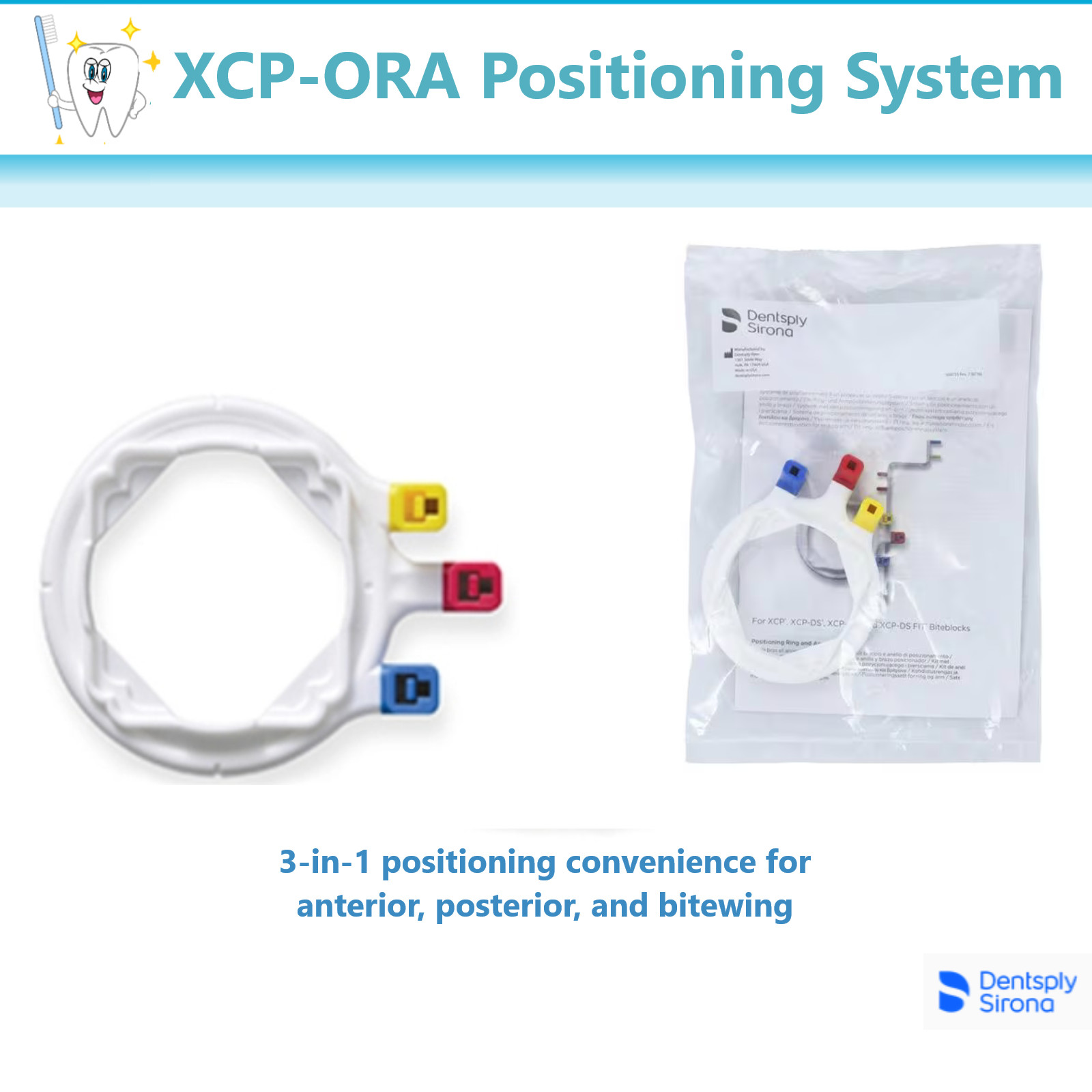 Dentsply Rinn XCP-ORA Positioning Ring OR Arm fits XCP-DS Fit XIOS Biteblocks